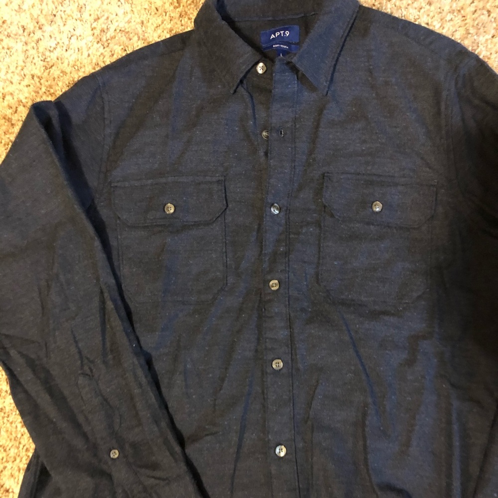 APT 9 men’s soft touch brushed long sleeve